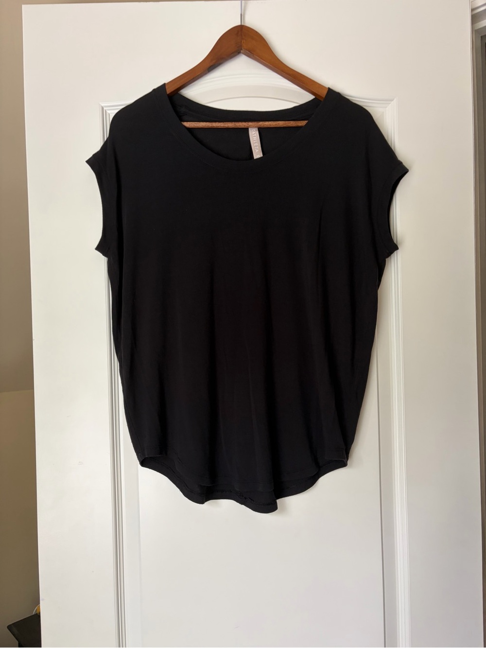 Athleta Short Sleeve Asymmetrical Top